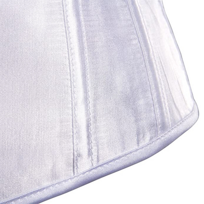 Satin Under Bust Corset Bustier Waist Training Cincher