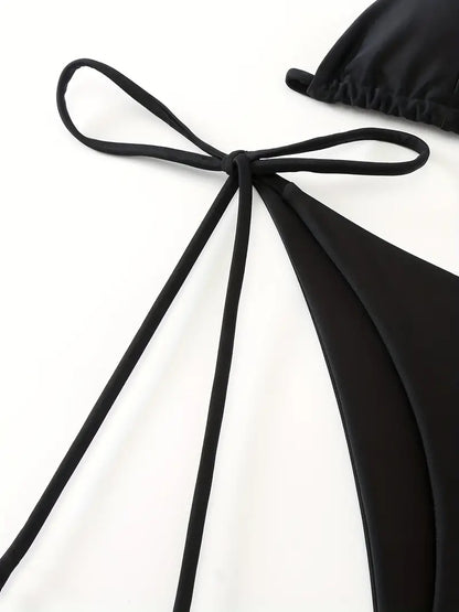 Two-Piece Triangle String Cheeky Bikini