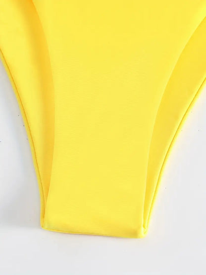 Two-Piece Triangle String Cheeky Bikini