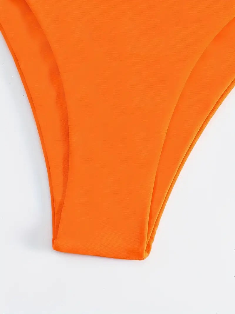 Two-Piece Triangle String Cheeky Bikini