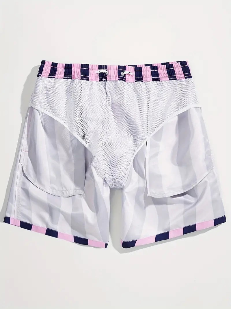 Cabana Stripe Swim Shorts