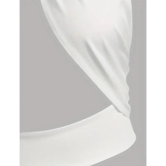 Cutout Halter Crop Top