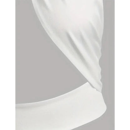 Cutout Halter Crop Top